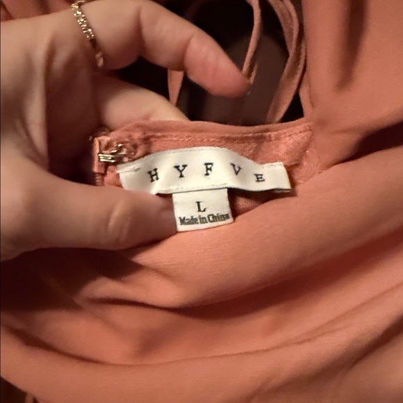 Boho maxi dress terra cotta rose (L) - Picture 3 of 6